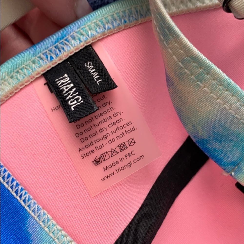 Triangl Tie dye bikini